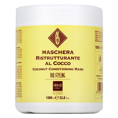Ever Ego Al Cocco Coconut Conditioning Mask 33.8oz + Processing Cap (2 Packs)