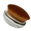 Foundation Brush Palm Makeup SOFT Kabuki Dome Shaped Face Body Shimmer SPF Blush Bronzer Highlighter Blending Self-Tanner Buffing Liquid Powder Cream Streak-Free Cosmetic Application - SILVER view 1