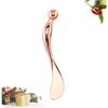 FRCOLOR Zinc Alloy Eye Spoon Multi-function Beauty Tool under Eye Massager Guasha Tool Makeup Application Fatigue Relief view 3