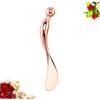 FRCOLOR Zinc Alloy Eye Spoon Multi-function Beauty Tool under Eye Massager Guasha Tool Makeup Application Fatigue Relief view 4