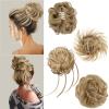 4 Pcs Messy Hair Bun Hairpiece Fake Hair Bun Messy Bun Scrunchie Hair Pieces for Updos Bun Wig Hair Extensions Pieces for Women view 1