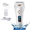 Electric Razor for Women, LED Display Bikini Trimmer Cordless Portable Shaver for Wet&Dry, Rechargeable Body Hair Removal Painless Shaver for Bikini Women Area, Nose, Armpit, Arm, Leg Hair Trimmer view 1