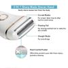 Electric Razor for Women, LED Display Bikini Trimmer Cordless Portable Shaver for Wet&Dry, Rechargeable Body Hair Removal Painless Shaver for Bikini Women Area, Nose, Armpit, Arm, Leg Hair Trimmer view 3