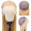 13x4 Honey Blonde Lace Front Wigs Human Hair 150% Density Straight #27 Blonde Lace Front Wig Human Hair Pre Plucked With Baby Hair Strawberry Blonde Lace Frontal Wig Human Hair For Women 18 Inch view 3