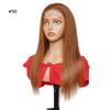 13x4 Honey Blonde Lace Front Wigs Human Hair 150% Density Straight #27 Blonde Lace Front Wig Human Hair Pre Plucked With Baby Hair Strawberry Blonde Lace Frontal Wig Human Hair For Women 18 Inch view 4