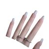 Magrace Press on Nails Long Fake Nails with Design Handmade Blue Coffin Stick on Nails for Womrn Gel UV Finish Handmade Nail Art with Design 10 pcs view 4