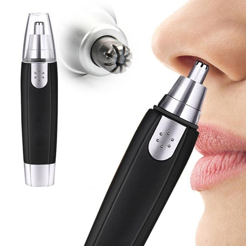 3 in 1 Electric Nose Hair Trimmer for Men& Women | Dual-Edge Blades | Painless Electric Nose and Ear Hair Trimmer Eyebrow Clipper, Waterproof, Eco-/Travel-/User-Friendly