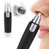 3 in 1 Electric Nose Hair Trimmer for Men& Women | Dual-Edge Blades | Painless Electric Nose and Ear Hair Trimmer Eyebrow Clipper, Waterproof, Eco-/Travel-/User-Friendly view 1