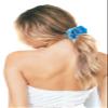 IVARYSS Azure Blue Scrunchies Bulk, Premium Velvet Soft Hair Scrunchy, Solid Colors Thick Elastic Bands, Hair Accessories for Women and Girls, 12 Pack view 4