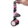 VideoPUP 24pcs Tattoo Grip Tape,Disposable Cohesive Tattoo Grip Cover Elastic Bandage Handle Grip Tube for Tattoo Machine Tattoo Grip Accessories,Pink Camouflage view 3