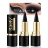 Kaely 2Pcs Gel Eyeliner Pencil, Natural Black Eyeliner Cream, Liquid Eye Liner Pencils for Older Women Waterproof, Smoky Eyeshadow Palette Goth Halloween Makeup Kit, delineador de ojos contra el agua view 1