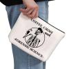 G2TUP Forensic Scientist Gift Coffee Crime And Forensic Science Makeup Bag Forensic Science Investigator Cosmetic Bag Criminologist Gift Travel Bag (And Forensic Science White Bag) view 2