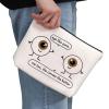 G2TUP Eye Doctor Gift Eye Like Puns Makeup Bag Optometrist Ophthalmologist Cosmetic Bag Optician Gift Optometry Zipper Travel Bag (Eye Like Puns White Bag) view 2