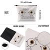 G2TUP Eye Doctor Gift Eye Like Puns Makeup Bag Optometrist Ophthalmologist Cosmetic Bag Optician Gift Optometry Zipper Travel Bag (Eye Like Puns White Bag) view 3