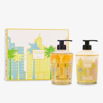 BAOBAB COLLECTION Miami hand lotion and hand cleansing gel giftbox