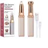 Eyebrow Trimmer for Women, 2 in 1 Rechargeable Facial Hair Remover with Replaceable Heads, Professional Painless Personal Hair Removal Eyebrow Razor with Indicator Lights, Multi Color. view 1