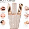 Eyebrow Trimmer for Women, 2 in 1 Rechargeable Facial Hair Remover with Replaceable Heads, Professional Painless Personal Hair Removal Eyebrow Razor with Indicator Lights, Multi Color. view 3