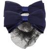 Beaupretty 2pcs Bowknot Hair Bun Cover Net Elegant Hair Accessories for Nurses and Professional Women view 1