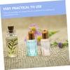 FOMIYES 12pcs Roller Octagonal Roller Bottle Glass 12ml Refillable Container Sub Package Bottle Essential Oil Glass Containers Portable Perfume Travel Perfume view 4