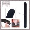 3 Pack Professional Emery Boards, 100/180 Grit Nail File for Acrylic and Natural Nails, Reusable, Black view 3