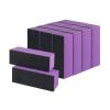 14 Pack Nail Buffer Block, Professional Manicure Tools, 100/180 Grit, Black Purple 3 Sides Nail Files Art Pedicure Manicure File view 1