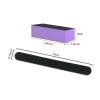 5 Pack Nail File and Buffer Block, Professional Manicure Tools Kits, 100/180 Grit, Black Nail Pedicure File and Sanding Buffing Grinding Plisher File view 2