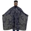 Barber Cape King Midas Large Size Hair Cutting Cape Water Proof Hair Proof Hip Hop Barber Cape (Black) view 1