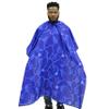Barber Cape King Midas Large Size Hair Cutting Cape With Snap Closure Water Proof Hair Proof Professional Barber Cape (Blue) view 1