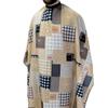 Barber Cape For Men Large Hair Cutting Cape Bandana Barber Cape Hair Proof Water Proof Adjustable Snap Neck Closure Fits Everyone (Tan) view 3