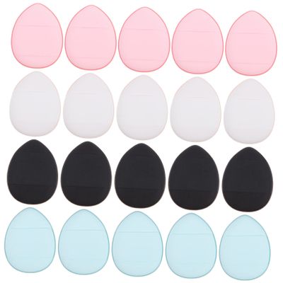 KALLORY Finger Puff Blending Sponge Makeup Triangle Puff Makeup Sponge 20pcs Loose Powder Puffs Fluffy Powder Puffs Makeup Powder Puff Makeup Sponges Face Powder Puff Mini Makeup Sponge