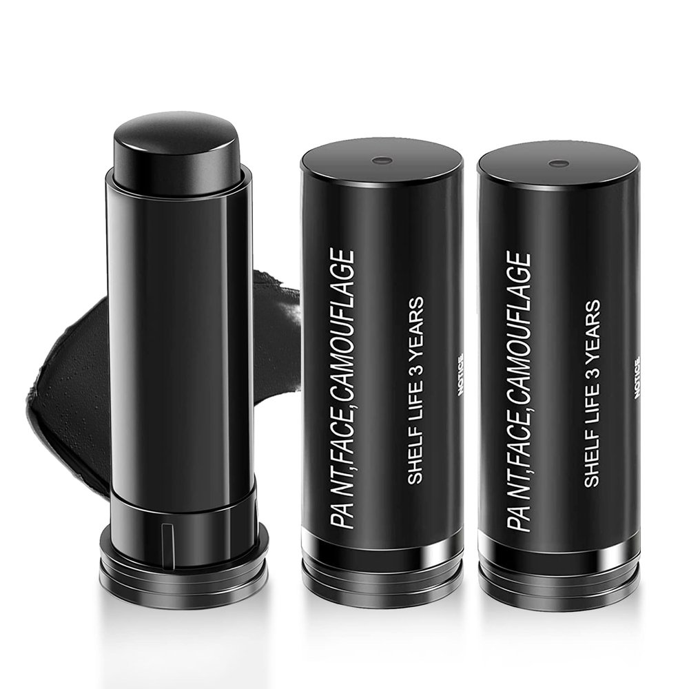 AWCCXMYM 3Pcs Eye Black Baseball Stick Eyeblack Softball Stick Football Face Paint Sporting Body Paint Kit For Athletes Costume Accessories Halloween Makeup Cosplay Parties Accessories