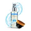 Elegant Sun Facial Tanning Mist with Kabuki Brush, Noncomedogenic Clear Self Tanner Spray, Vegan, Paraben-Free, Clean Skin-Friendly Formula Faux Tan, 3.38 oz view 1