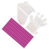 FOMIYES 1set Plastic Paraffin Wax Liners for Hands and Feet Foot Bags and Hand Covers Thick Adhesive Stickers for Spa and Home Use view 1