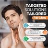 CHAMUEL MEN All You Need Daily Skincare Set for Men | Includes Anti-Aging Facial Wash + Post Shave Moisturizer + Night Moisturizer w/Retinol. Organic Key Ingredients! (Includes All 3 Products) view 3
