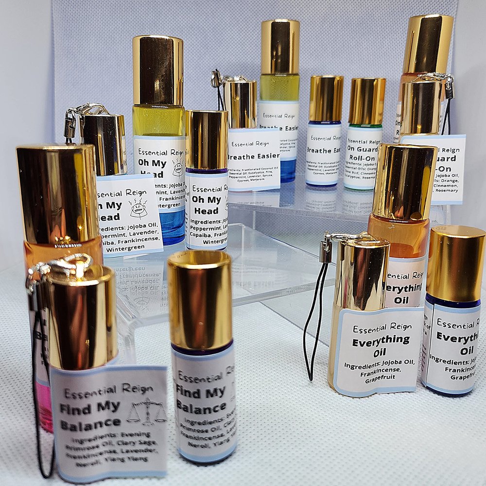 Essential Oil Roll-On (Everything Oil Roll-on, 5 ml with Key Chain)