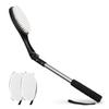 EASACE Body Brush for Back,Lotion Applicator, Long Handle Bath Brush for Showering, Adjustable Head Back Scrubber, Shower Brush with Soft Bristles for Wet or Dry view 1