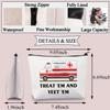 BDPWSS ER Nurse Makeup Bag Emergency Room Gift ICU Nurse Gift Emergency Nurse Gift Treat 'Em and Yeet 'Em Nurse Zipper Pouch (Street Or Yeet) view 2