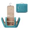 BAGSMART Large Travel Toiletry Bag for Women, Hanging Toiletry Bag with Hook, Travel Cosmetic Makeup Bag Travel Organizer for Accessories, Shampoo, Full Sized Container, Toiletries,Blue-Large view 1