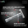 Pearl Flexi Open Comb Adjustable Safety Razor - Made of 100% Brass Metal | Adjustable from 1 to 6 | Men's Shaving Razor for Fathers Day Gift view 2