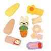 33 PCS Hairpin Candy-colored kid's hair accessories, flower and fruit, rainbow hairpin set, girl cartoon animal cute hairpin view 3