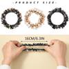 Unicra Pearl Hair Ties Beaded Hair Scrunchies Ponytail Holder Hair Accessories for Women Pack of 3 (Pearl&Rhinestone) view 4