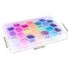 24 Gird Jelly AB Crystals Resin Nail Beauty DIY Jewelry Accessories Rainbow AB Resin Flatback Rhinestones Kit, Jelly Rhinestones Mixed Color Round Shape for Nail Crafts Tumbler (B-4mm) view 4