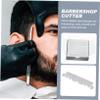 Beavorty 100pcs Coated Face Cutter mens straight shaving razors shave catcher for men Barbershop Cutter Men s Safety flat Cutting Machine man Stainless steel view 4