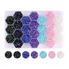 24pc Jelly AB Crystals Resin Nail Beauty DIY Jewelry Accessories Rainbow AB Resin Flatback Rhinestones Kit, Mixed Color Round Shape for Nail Crafts Tumbler (C-3mm) view 2