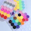 24pc Jelly AB Crystals Resin Nail Beauty DIY Jewelry Accessories Rainbow AB Resin Flatback Rhinestones Kit, Mixed Color Round Shape for Nail Crafts Tumbler (C-3mm) view 4