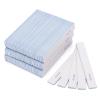 100 Pieces Rectangle Nail Files 150/150 Grit Reusable Buffering Files Double Sided Emery Boards for for Acrylic Nails, Gel Nails, Natural Nails view 1