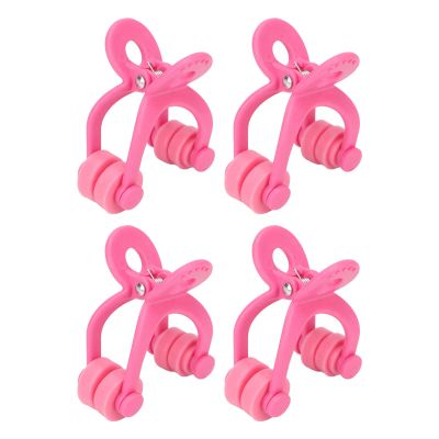 4 Pieces Nose Lifter,Nose Up Lifting Clips Nose Clip On Safety Silicone Nose Lifter Nose Bridge Slimming Clips Beauty Clip Tool Set for Women