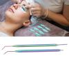 Brrnoo 2 Pieces Eyelash Perm Tool,Lash Separator Tint Tool,Stainless Steel Lash Rods Tool with Comb for Eyelash Eyebrow Perming Tinting Curling Extensions (Colorful) view 4