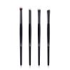 MSQ Eyeshadow Brushes Set 4pcs Makeup Eye Brushes Eyeshadow Blending Brush Eyebrow Highlighter Brush Beauty Brushes - Black view 1