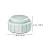 Healvian 3pcs Ceramic Storage Jars with Lids for Cream Lip Balm and Cosmetics Round Travel Containers for Use view 4
